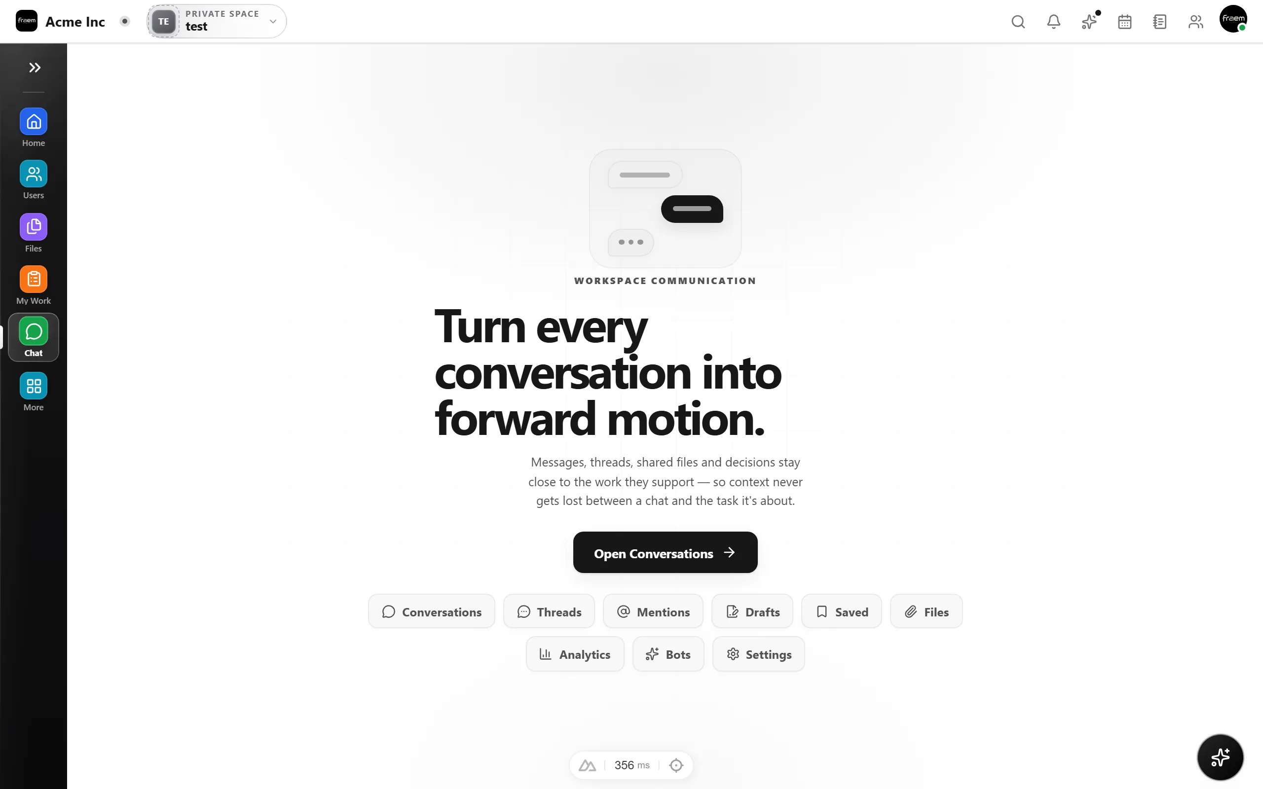 Voice and video calls inside Rowsh chat
