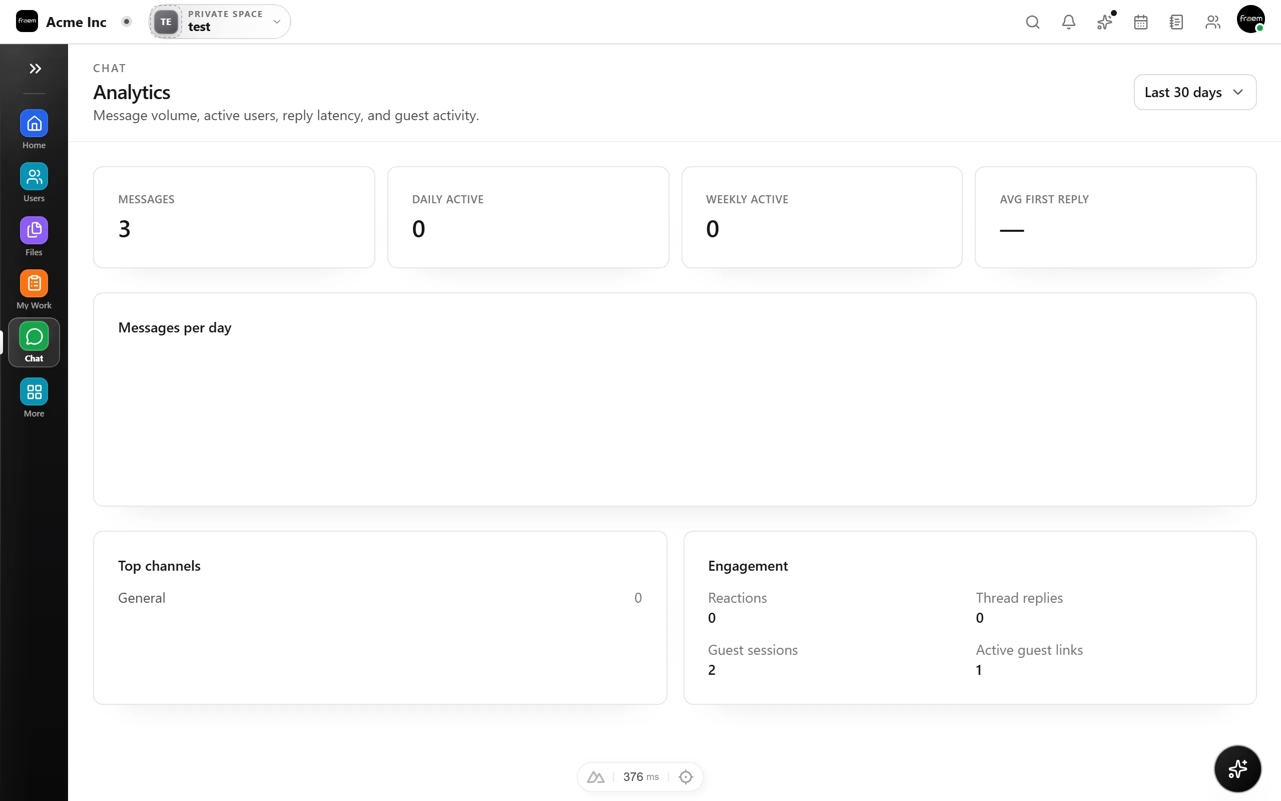Slash commands in Rowsh chat