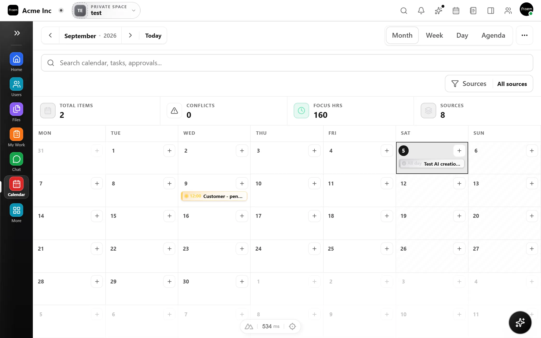 Recurring events in Rowsh calendar