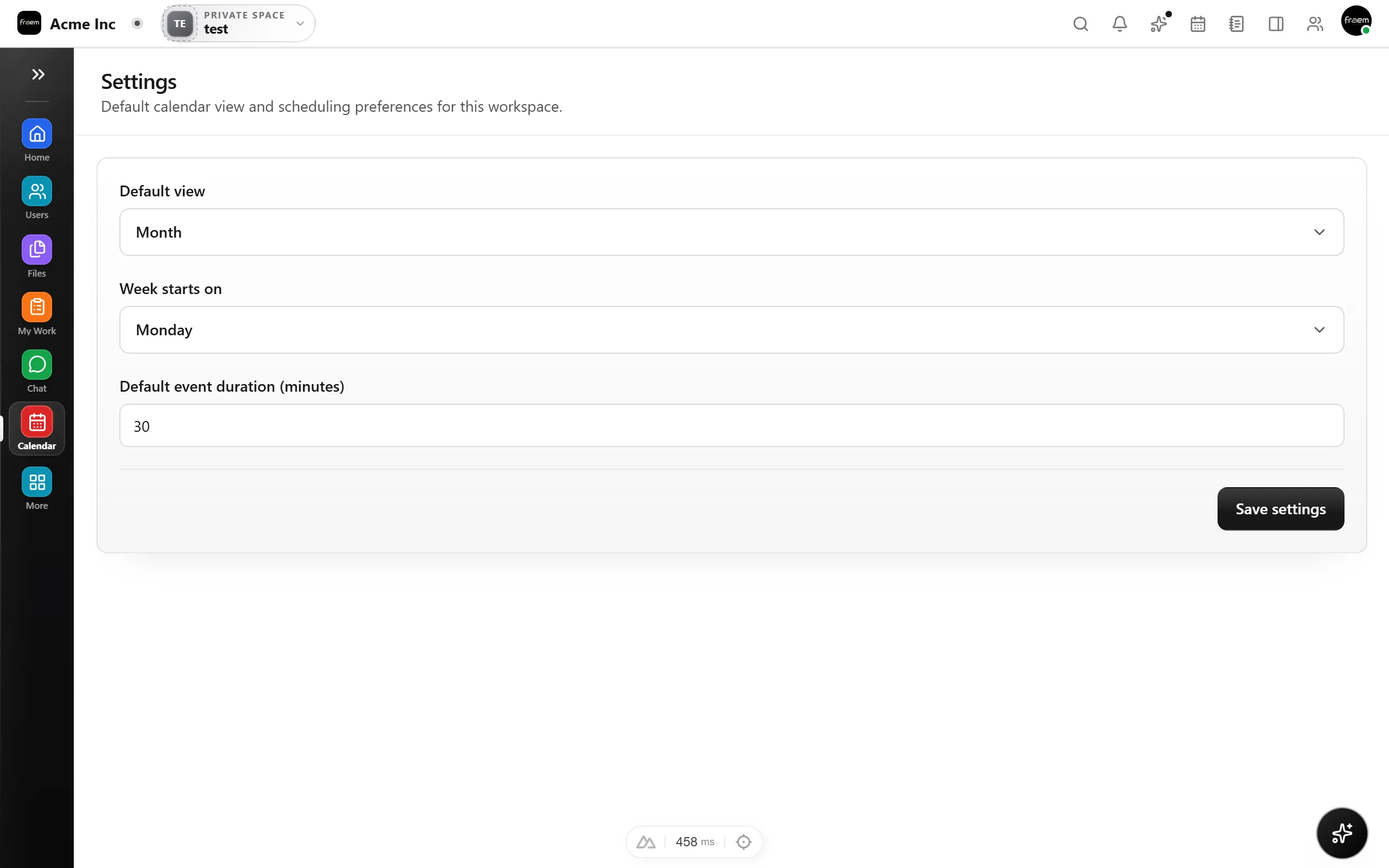 Public scheduling links in Rowsh calendar